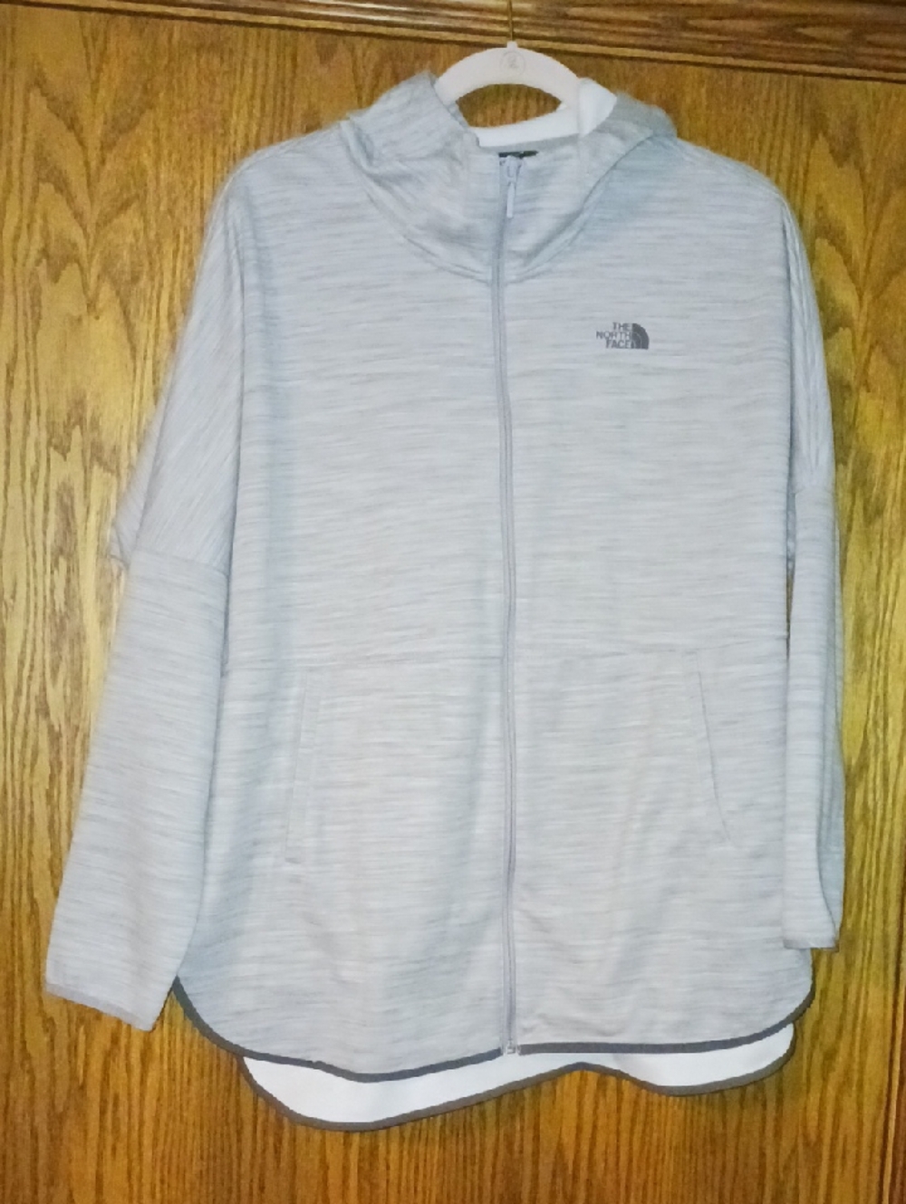 Women's North Face Full Zip Lighter Weight Hooded Jacket